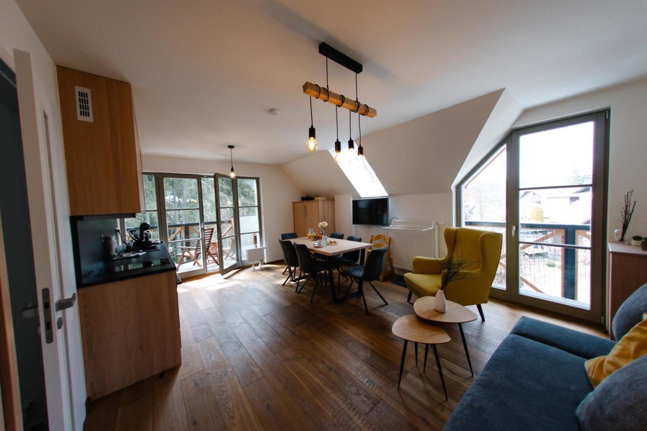 Luxusni Horsky Apartman V Centru Harrachova エクステリア 写真